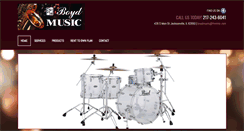 Desktop Screenshot of boydmusicinc.com